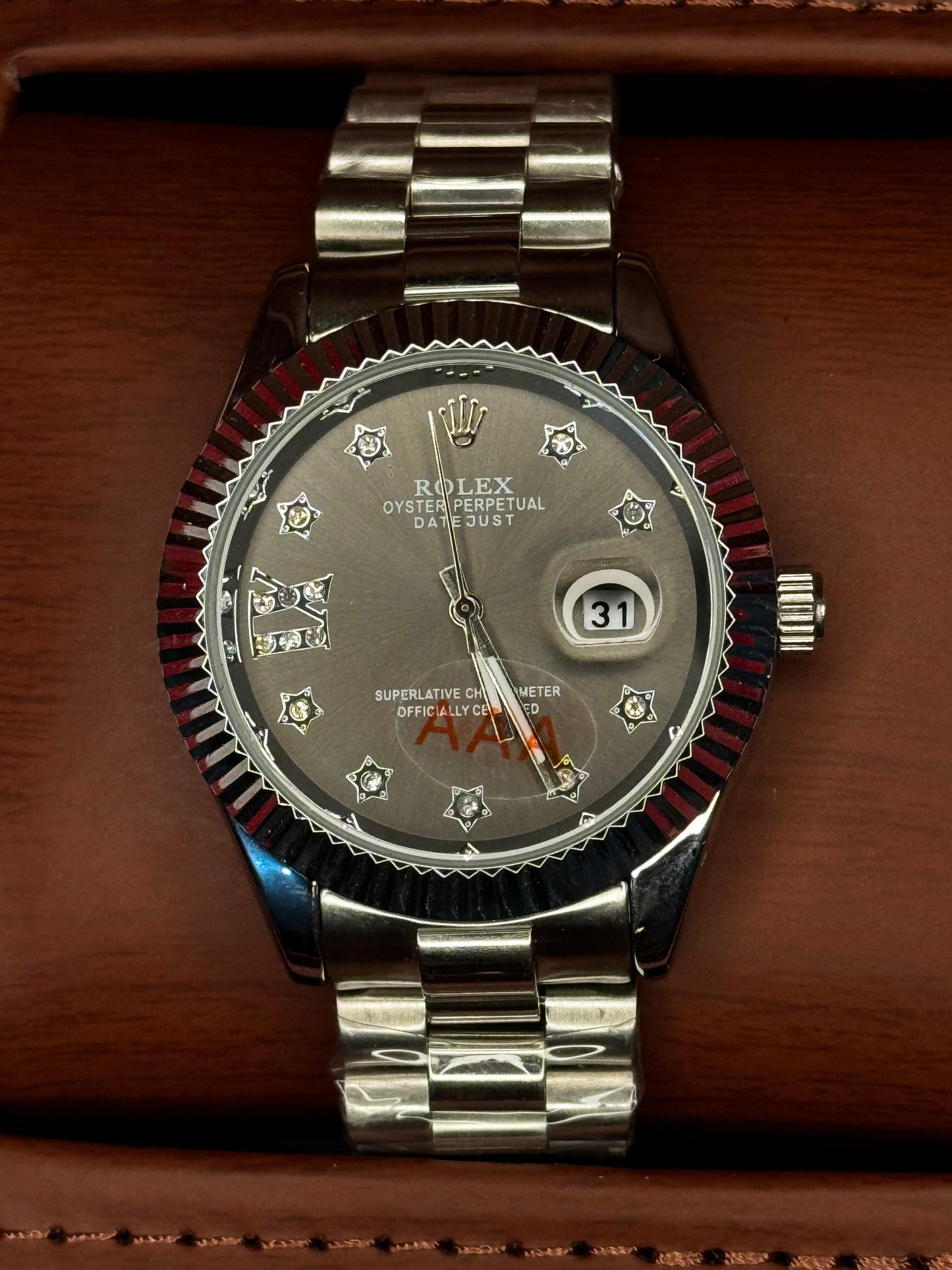 RLX date adjust watch